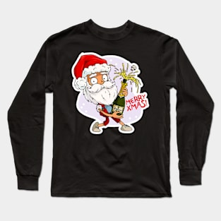 Funny Santa Long Sleeve T-Shirt